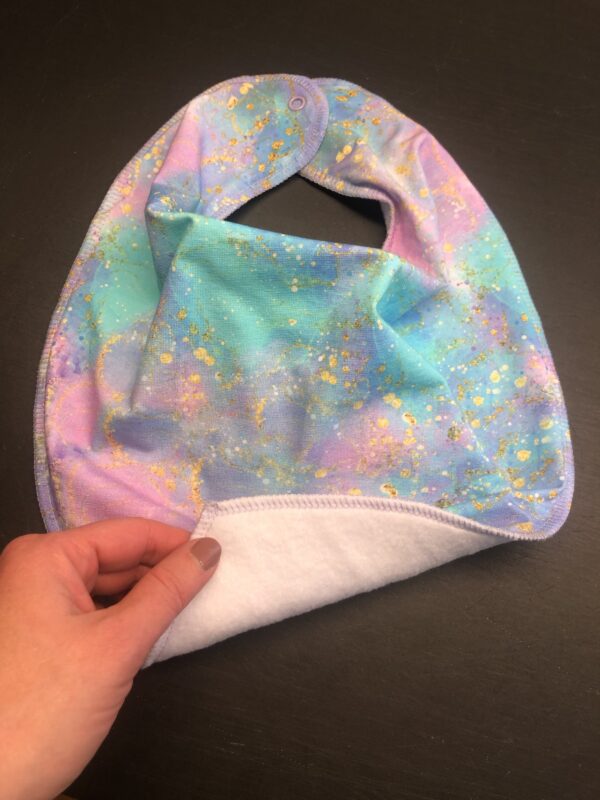 Savlesmæk 24 cm pastel med guldglimmer - Image 3
