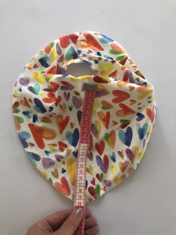 Savlesmæk 20cm hvid med hjerter - Image 4