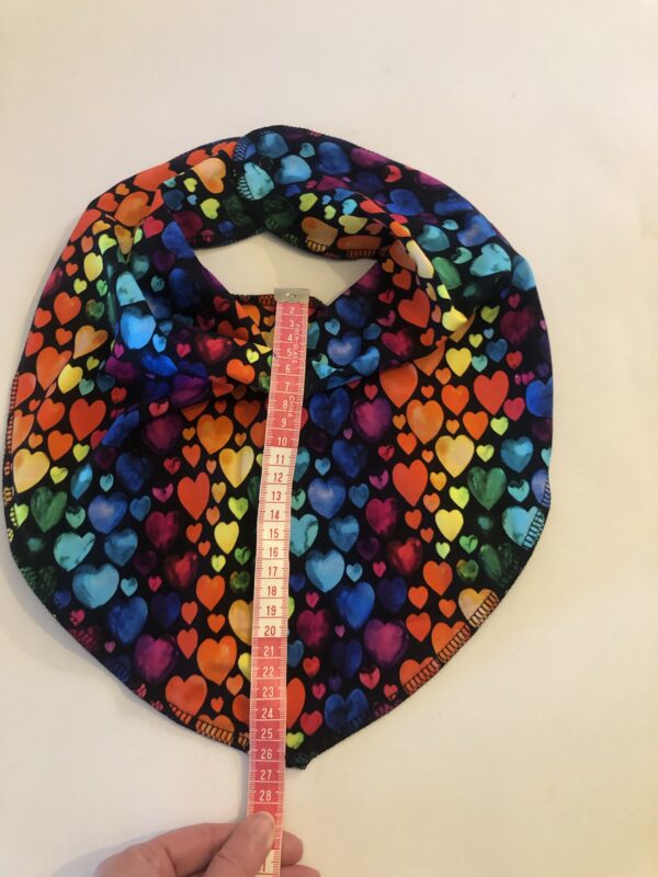 Savlesmæk 28cm sort med hjerter - Image 5