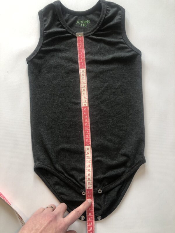 Bodystocking str 116 mørke grå - Image 5