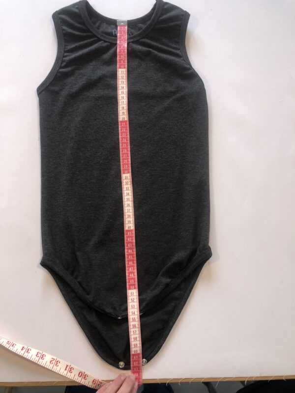 Bodystocking str 134 mørkegrå - Image 2