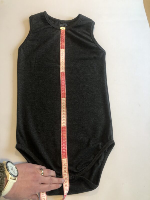 Bodystocking str 140 mørkegrå - Image 3