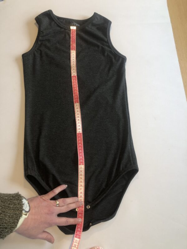 Bodystocking str 152 mørkegrå - Image 4