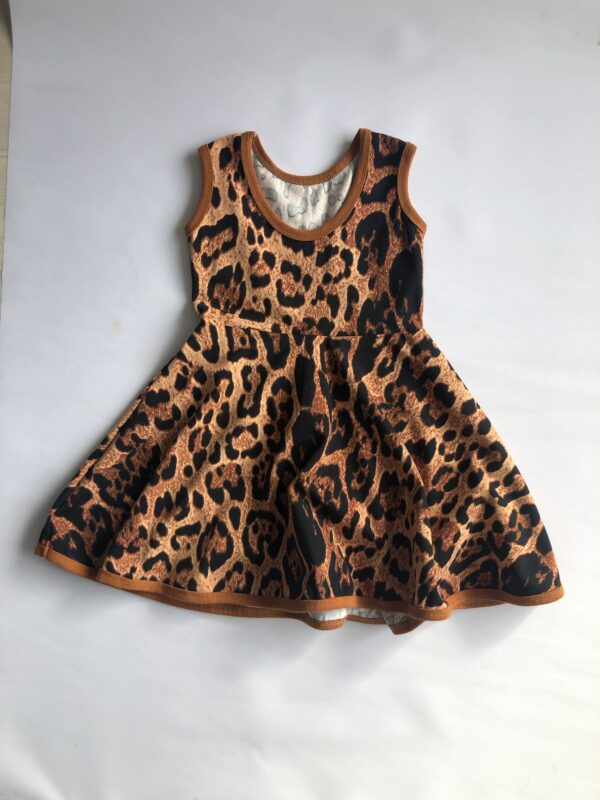 Leopard kjole str 98 - Image 2
