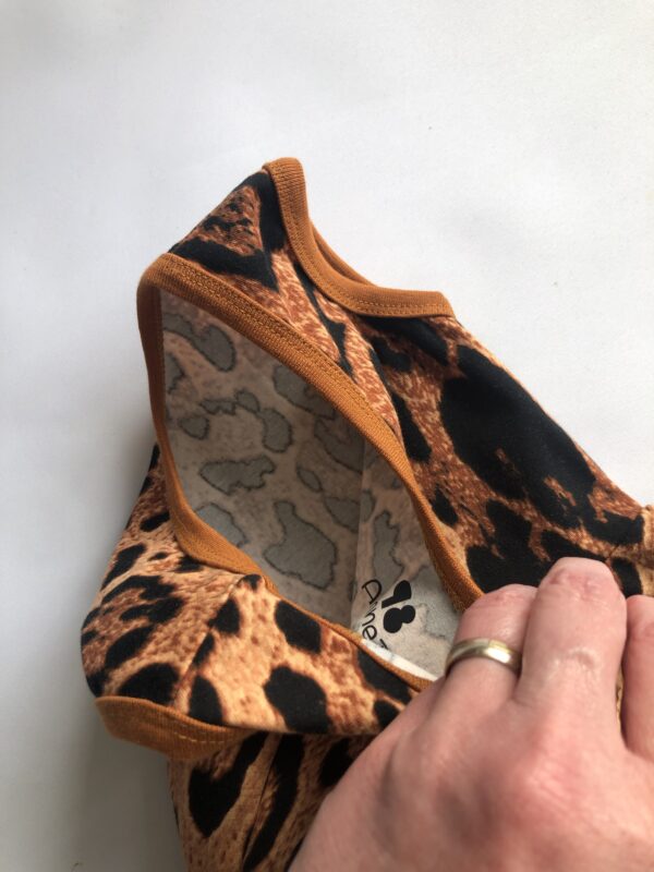 Leopard kjole str 98